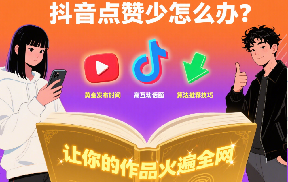 抖音点赞少怎么办？掌握这几个秘籍，让···