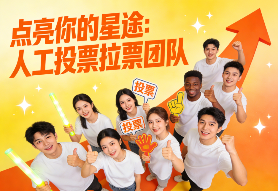 点亮你的星途：人工投票拉票团队平台，助你一臂之力！?